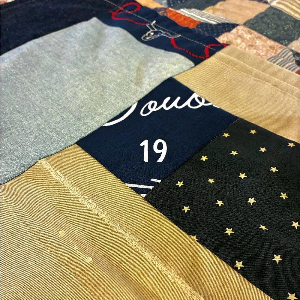 CUSTOM RRL/RL PATCHWORK SCARF (100% UPCYCLED RALPH LAUREN FABRICS)- 1 OF A KIND